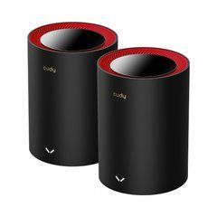 Маршрутизатор WiFi Mesh-система WiFi 6 2.5G Cudy M3000 Black (3-Pack) 3 штуки двухдиапазонные