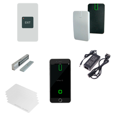 Автономный комплект СКУД с доступом со смартфона и входу по расписанию U-prox, Автономный, Внутреняя, Магнитный, Смартфон (Bluetooth), Смартфон (NFC), Считыватель/кнопка