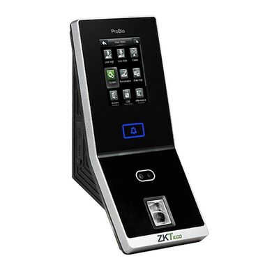 Біометричний термінал контролю доступу ProBio, Face ID, Відбиток пальця, USB, TCP/IP, Настільний