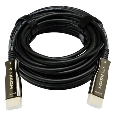 HDMI 2.0 патчкорд 20м з передачею сигнала 4K UHD по оптичному кабелю (AOC)