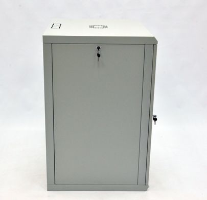 Шкаф 18U, 600х600х907 мм (Ш*Г*В), эконом, акриловое стекло, grey UA-MGSWL186G