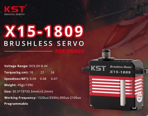 Сервопривод KST X15-1809 V8.0
