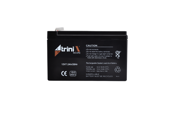 Аккумуляторная батарея свинцово-кислотная Trinix 7.2 Ah 12V