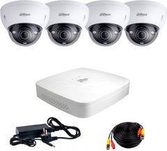 Комплект видеонаблюдения Dahua HD-CVI-4D PRO KIT, 4 камеры, Проводной, Внутреняя, HD-CVI, 2 Мп