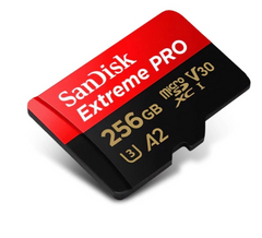 Карта пам'яті miсroSDXC 256GB SanDisk Extreme PRO з SD-адаптером class 10 UHS-I U3 V30