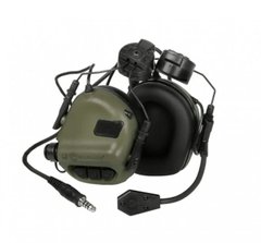 Активні захисні навушники Earmor M32H MOD3 (FG) Olive