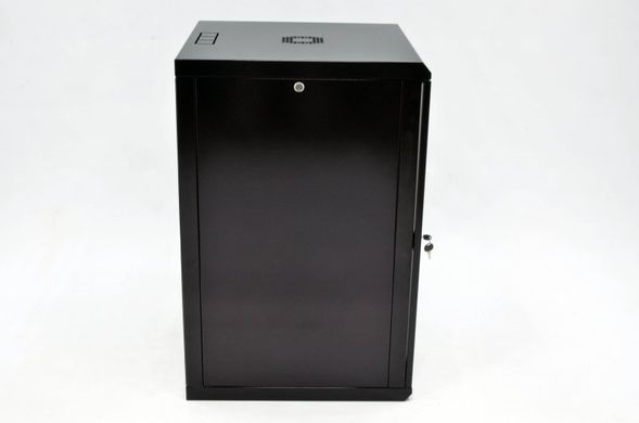 Шкаф 18U, 600х600х907 мм (Ш*Г*В), эконом, акриловое стекло, black UA-MGSWL186B