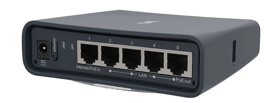 Двохдіапазонна Wi-Fi точка доступу з 5-портами Ethernet MikroTik RB952Ui-5ac2nD-TC