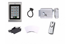 Доступний комплект СКД на одні двері для вуличного використання, Автономний, Вулична, Електромеханічний, Зчитувач / кнопка