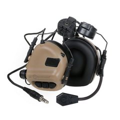 Активні захисні навушники Earmor M32H MOD3 (CB) Coyote Brown