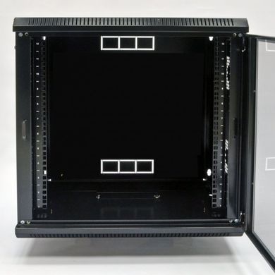 Шкаф 19", 12U, 600х350х640мм (Ш*Г*В), акриловое стекло, black UA-MGSWA1235B