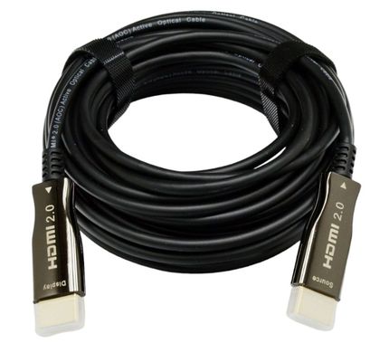 HDMI 2.0 патчкорд 15м з передачею сигнала 4K UHD по оптичному кабелю (AOC)
