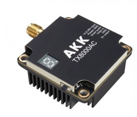 Відеопередавач (VTX) AKK Ultra Long Range 8W 4.9G-6G 96CH