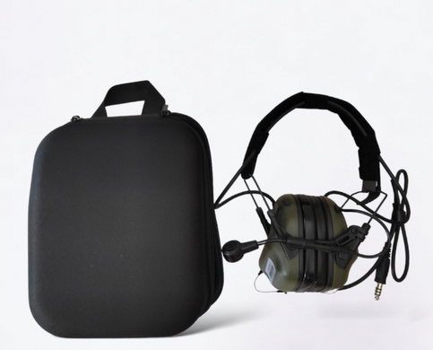 Активні захисні навушники Earmor M32 MARK3 (FG) Olive Mil-Std