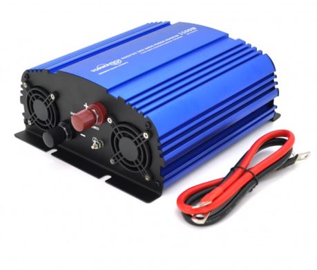 Інвертор напруги Tommatech MS-1500, 24V/220V, 1500W з апроксимованою синусоїдою, 2Shuko, USB, клемні дроти, 6 запобіжників, Q4