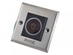 Бесконтактная кнопка выхода врезная BMN-01-NO/NC (корпус металл), Врезной, бесконтактный