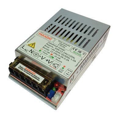 Блок питания Faraday Electronics 50W/12-24V/120/AL