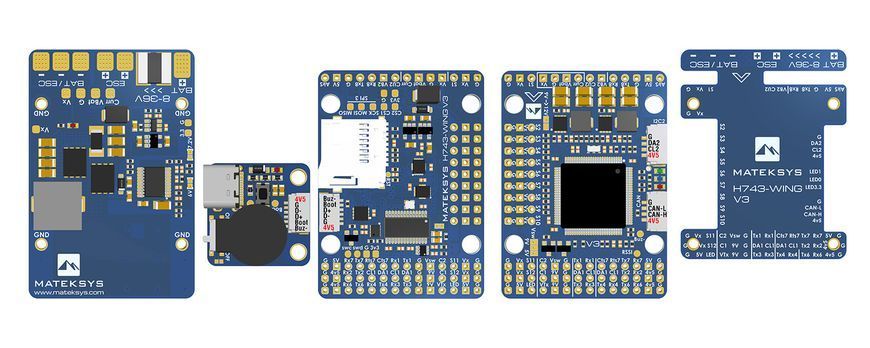 Контроллер полету H743-WING V3