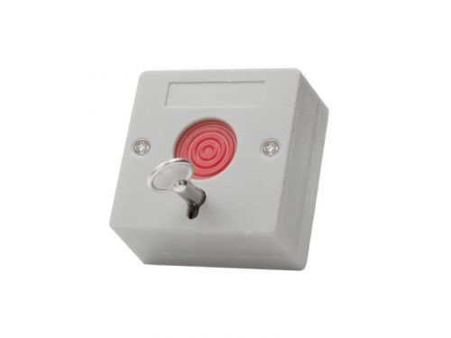 Аварийная кнопка выхода накладная BPA-11-N0/NC (пластик), Накладной, контактный
