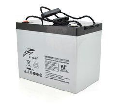 Аккумуляторная батарея AGM RITAR HR12280W, Gray Case, 12V 75.0Ah ( 260 х 169 х 211 (219 ) 24.80kg Q1