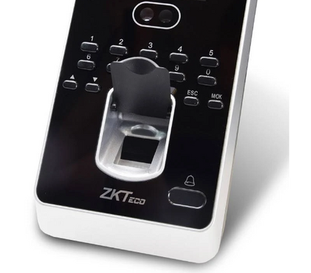 Биометрический терминал ZKTeco MultiBio 800-H/ID со сканированием отпечатка пальца, лица, карт доступа EM-Marine