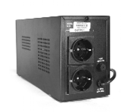 ДБЖ Ritar RTM800 (480W) Proxima-L, LED, AVR, 2st, 2xSCHUKO socket, 1x12V9Ah, metal Case (325х100х150) - Q4, 480 Вт, 800 Ва, Аппроксимірована синусоїда, Лінійно-інтерактивний, Вбудована