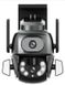 IP PTZ-відеокамера с WiFi 4Mp (2*4Mp) Light Vision VLC-9692WI10ZL f=4+8mm, ИК+LED-подсветка, с микрофоном