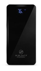 Повербанк 50000mAh Power Bank Kraft KPB-1650L Black 2 світлодіоди