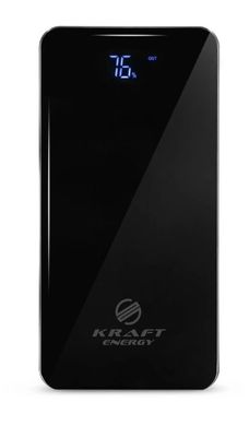 Повербанк 50000mAh Power Bank Kraft KPB-1650L Black 2 світлодіоди