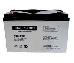 Акумуляторна батарея CHALLENGER А12-120, 12V 120Ah (407х177х225), Q1, ( VRLA AGM )