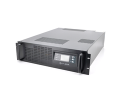 ИБП с правильной синусоидой ONLINE RT-6KS-LCD, RACK 6000VA (5400Вт), 192 В, Встроенная батарея 12V 7,5 Ah х 16 шт (482*600*130), Q1, 5400 Вт, 6000 Ва, Правильная синусоида, On-Line, Непрерывного действия, Встроенная