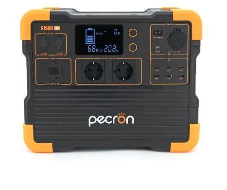 Портативний зарядний пристрій Pecron E1500LFP 1536/2200Wh MPPT VOC 32-95 В
