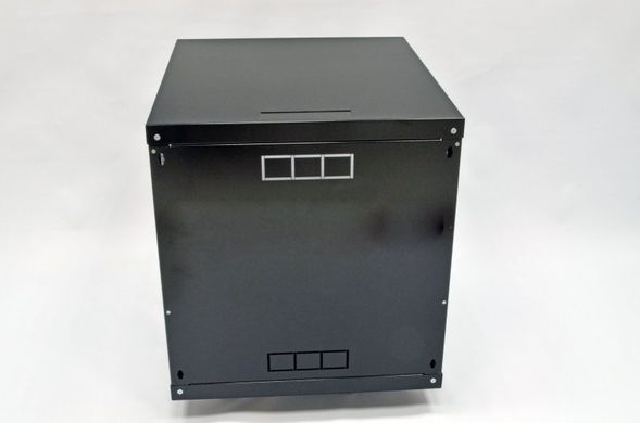 Шкаф 19", 12U, 600х700х640мм (Ш*Г*В), акриловое стекло, black UA-MGSWA127B