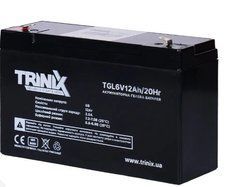 Акумуляторна батарея гелева 6В 12Аг Trinix TGL6V12Ah/20Hr GEL