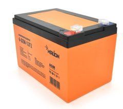 Тяговая аккумуляторная батарея AGM MERLION 6-DZM-12, 12V 12Ah F2 (151х98х101 мм) , 4.13 kg Orange Q3