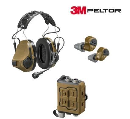 Активные беруши TEP-300 EU CY Coyote Brown, kit