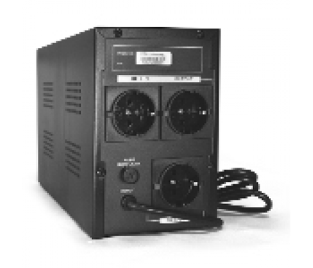 ДБЖ Ritar RTM1200 (720W) Proxima-L, LED, AVR, 3st, 3xSCHUKO socket, 2x12V7.5Ah, metal Case (350х120х190) - Q2, 720 Вт, 1200 Ва, Аппроксимірована синусоїда, Лінійно-інтерактивний, Вбудована