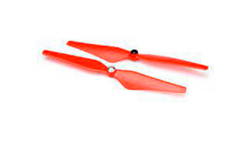 Набор винтов для дронов YT-8045 (2 штуки в упаковке) + лопастные подушечки, Red, (200*6*10 мм)