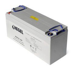 Аккумуляторная батарея HEGEL GEL 150-12 12V 150Ah ( 422 x 170 x 240mm), 42kg