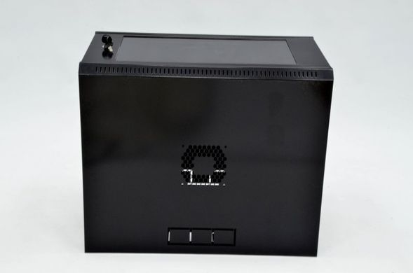 Шкаф 6U, 600х500х373 мм (Ш*Г*В), эконом, акриловое стекло, black UA-MGSWL65B