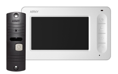 Комплект відеодомофона ARNY AVD-4005 white / brown