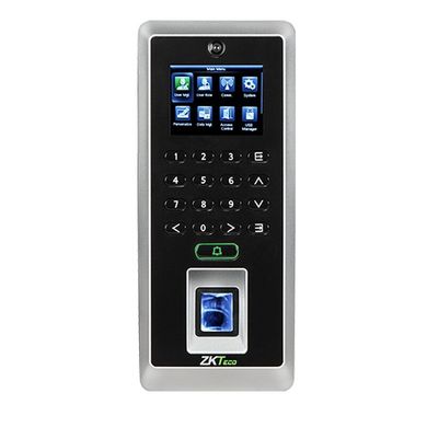 Биометрический терминал по отпечатку пальца F21/MF, Отпечаток пальца, RS232/485, USB, TCP/IP, Настенный