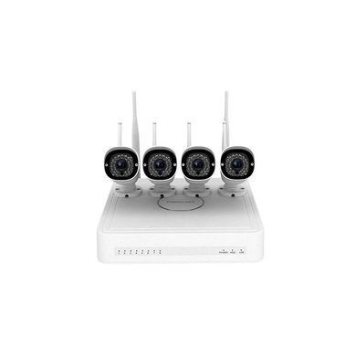 Система відеонагляду Foscam FN3104W-B4, 4 камери, Бездротовий, Вулична, Ip, 1 Мп