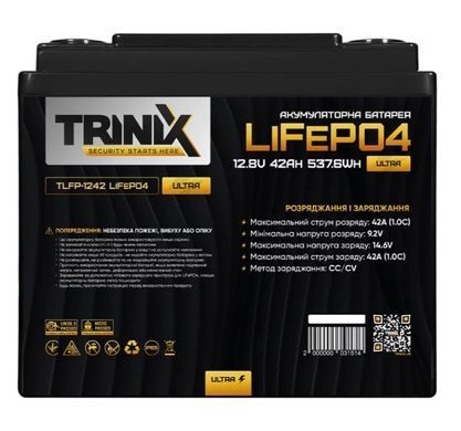 Акумуляторна батарея літій-залізо-фосфатна 12.8В 42Аг Trinix TLFP-1242 Ultra LiFePO4
