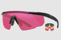 Защитные баллистические очки Wiley X SABER ADVANCED (Серые/Оранжевые/Красные линзы)