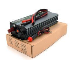 Инвертор напряжения Demuda DMDPSW-800W, 12V/220V, 800W с правильной синусоидой, 1 универсальная розетка, 2 USB, клемные провода, Q20