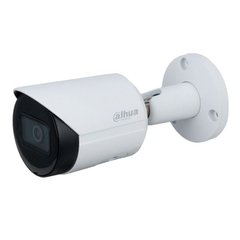 IP відеокамера Dahua DH-IPC-HFW2230SP-S-S2 (3.6мм), Білий, 3.6 мм, Циліндр, Фіксований, 2 Мп, 30 метрів, Підтримка microSD, PoE, Перетин лінії, Вторгнення в область, Вулиця