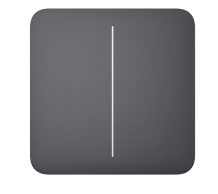 Вимикач Ajax LightSwitch 2-клавішний Graphite