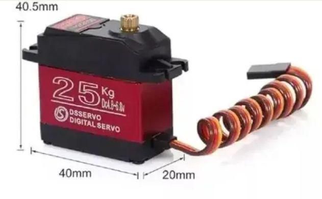 Сервопривід Dsservo DS3225MG 180&deg;