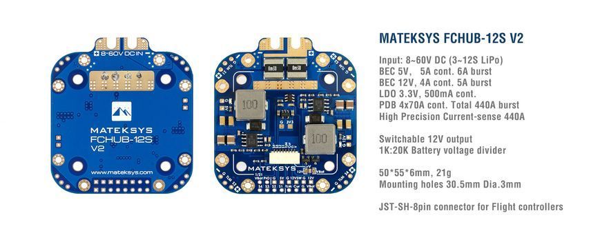 Плата живлення XCLASS PDB FCHUB-12S V2